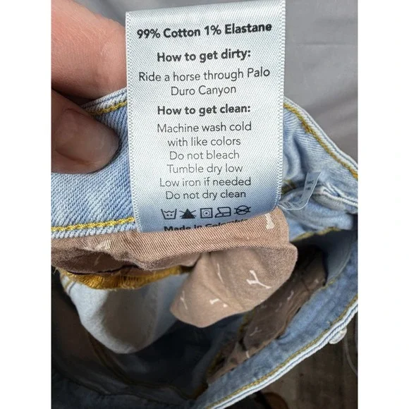 Tecovas NWT Women's Bootcut Jeans W31 Mid-Rise Light Wash Stretch Western Denim - Picture 12 of 14